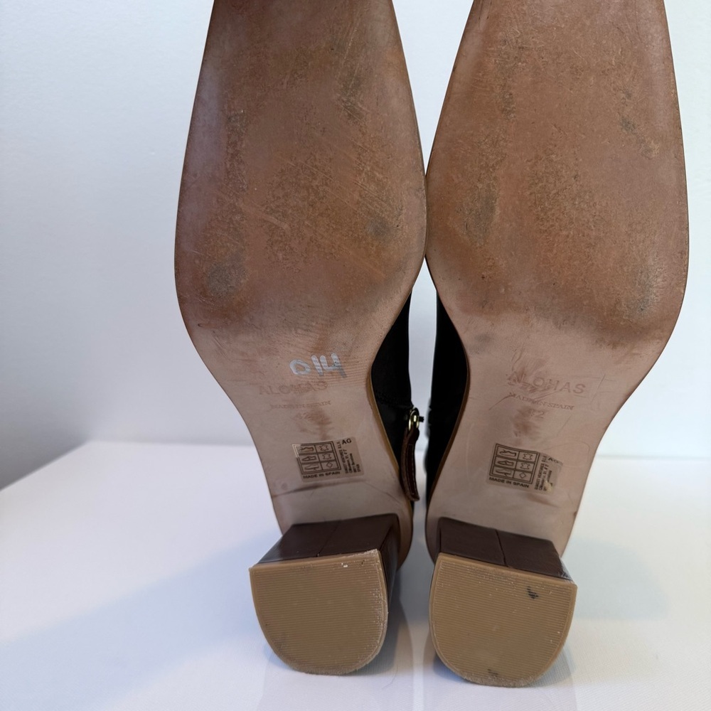 ALOHAS Black Heeled Boots - Picture 8 of 16
